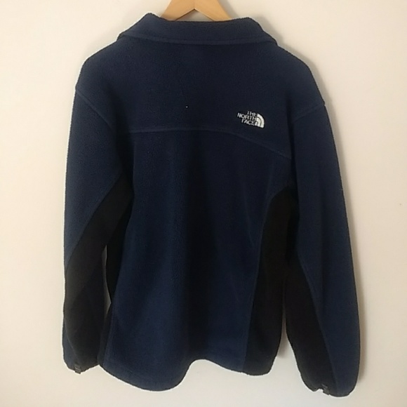 GUC The North Face Navy and Black Fleece Jacket - Picture 6 of 7